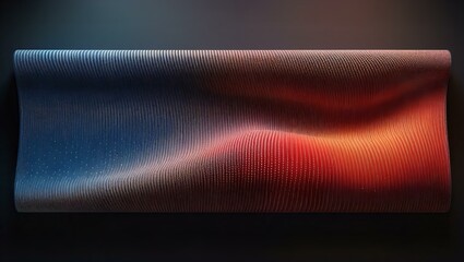 3D visualization of a blue, wavy surface.