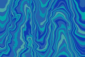 Hand painted background with mixed liquid flow paints. Abstract fluid acrylic painting. Modern marbled abstract gradient blue backdrop for creative design of posters, cards, banners, website