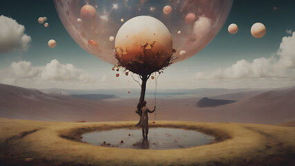 Life Concept. Existence survival being consciousness.