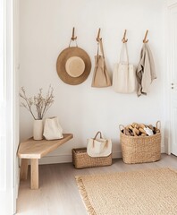 wardrobe in house entrance