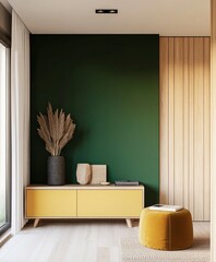 colorful living room