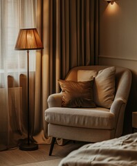 vintage living room interior