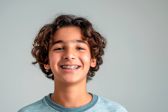 smiling kid with braces