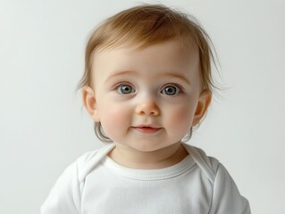 Naklejka premium portrait of a little child