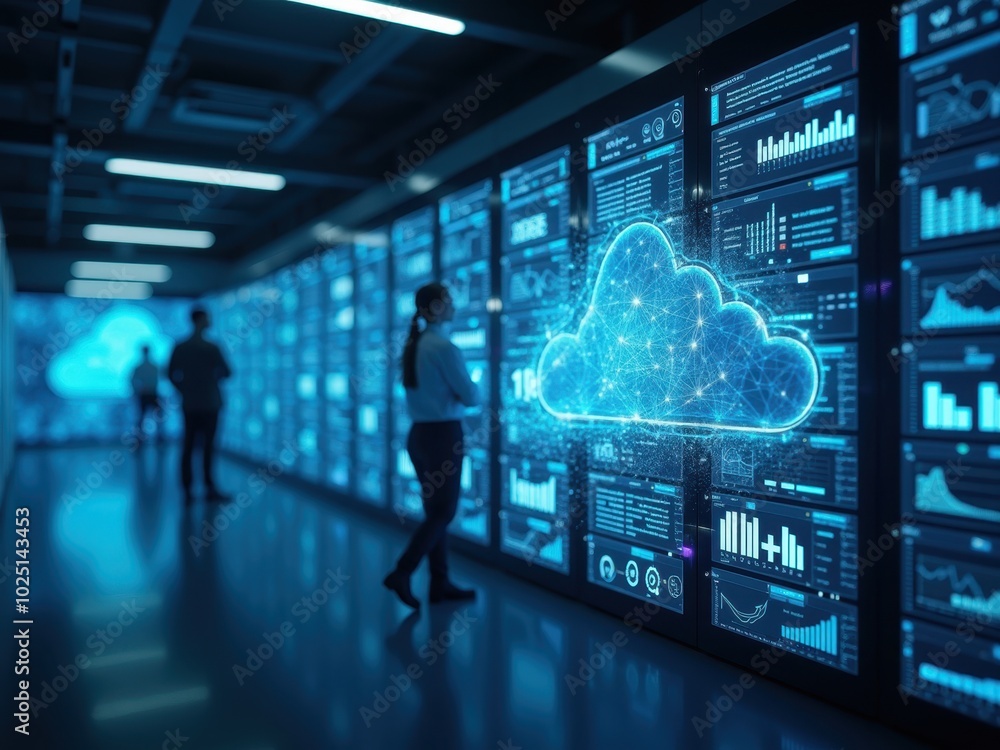Poster digital cloud technology in big data science