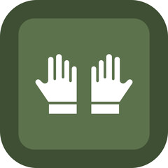 Fototapeta premium Gloves Icon Design