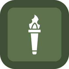 Flame Torch Icon Design