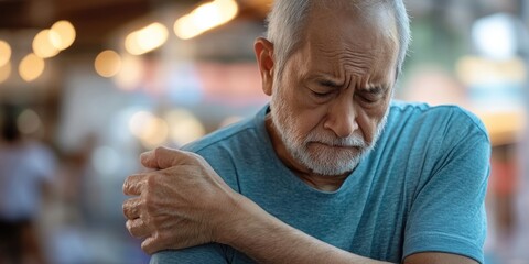 An older gentleman posing with his arms crossed, conveying confidence and pride