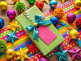 Elegant Plain Gift Tag Template for DIY Projects, Perfect for Personalizing Presents and Enhancing Your Crafting