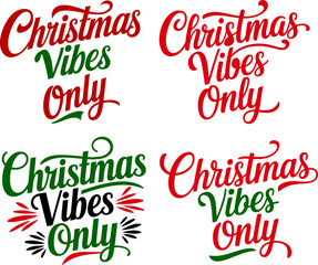 Christmas handwritten lettering