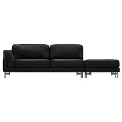 Fototapeta premium 3d render black sofa home decor with transparent background