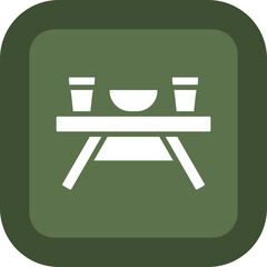 Picnic Table Icon Design
