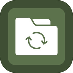 Folder Sync Icon Design