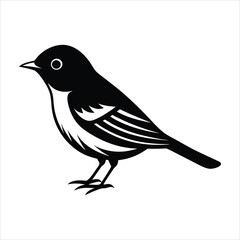 Obraz premium bird on a branch with berries