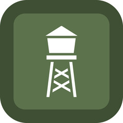 Water Tower Icon Design