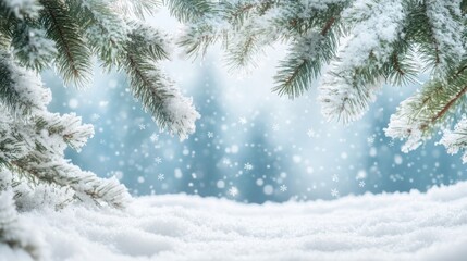The Winter Wonderland Scenery