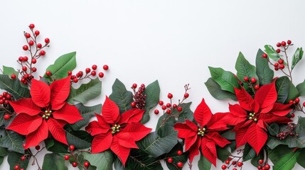 The Festive Poinsettia Arrangement