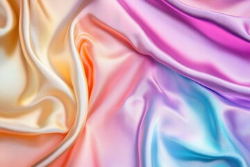 Obraz premium A detailed shot of pink and purple fabric texture