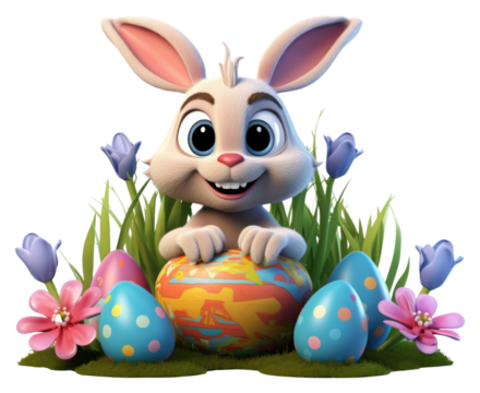 PNG Easter cartoon easter egg.