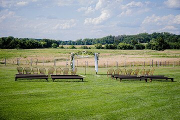 Obraz premium farm wedding