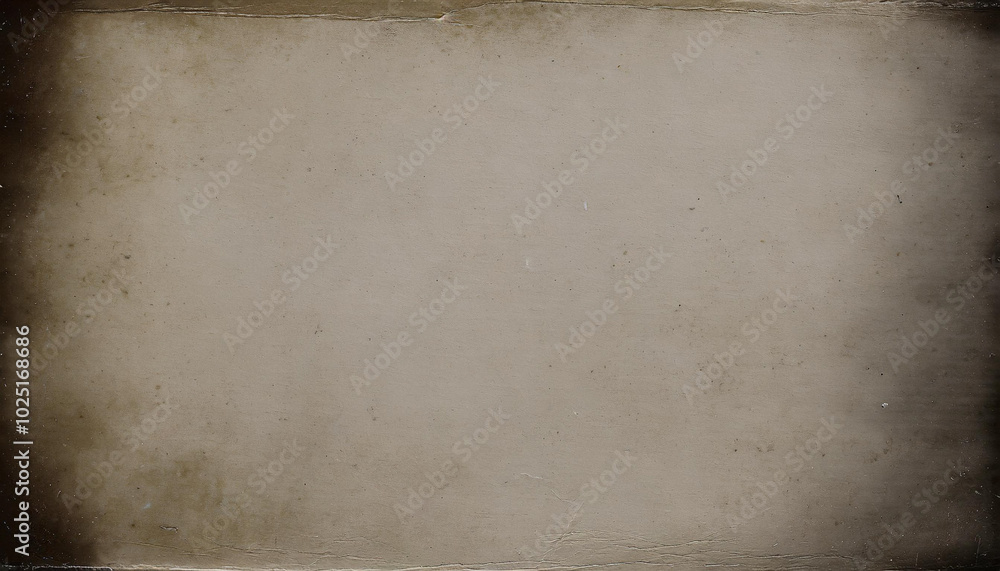 Poster A vintage paper texture with faded edges suitable for background use in digital art projects or stationery design