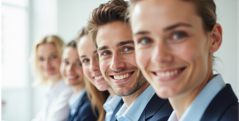 Fototapeta premium portrait of a smiling professional business team.