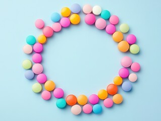 Obraz premium heart shaped candies