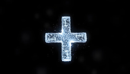 Obraz premium tick and cross isolated with white highlights, png