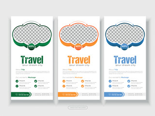 Dl Rack Card Flyer for Hotel Tourism Business
