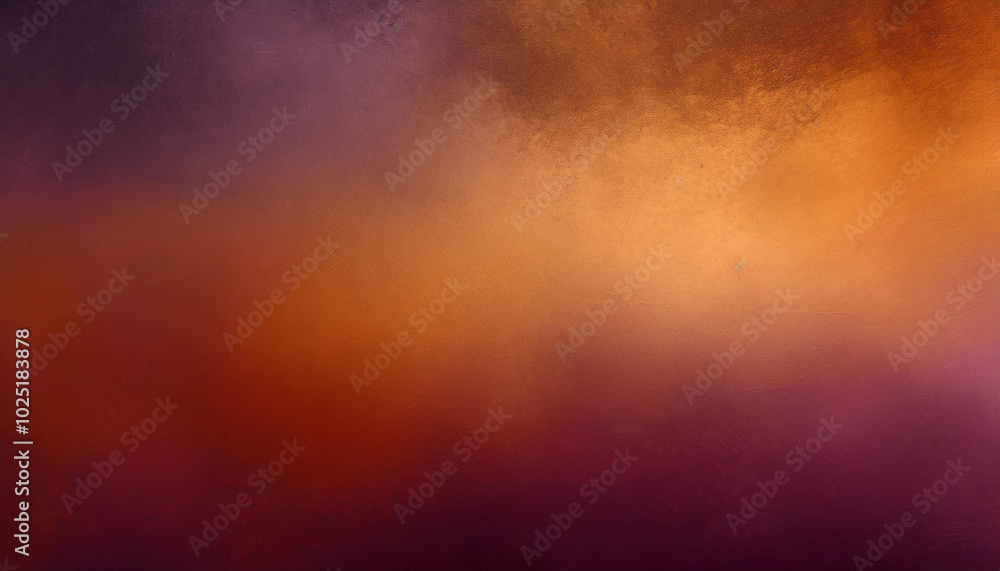 Poster colorful abstract background with a blend of warm oranges, purples, and subtle textures creating a d