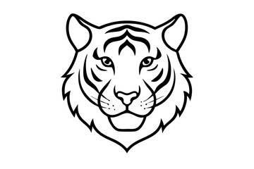 tiger head vector