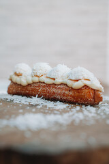 Churros caseiro com açucar e doce de leite 