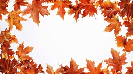 Fototapeta premium Autumn Leaves Frame
