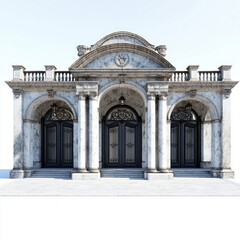 Obraz premium Arch Gate Isolated