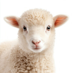 Obraz premium Baby Sheep Isolated