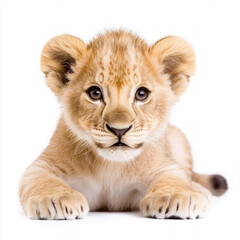 Baby Lion Isolated