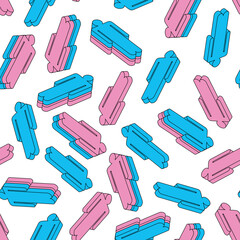 Heterosexual couple pattern seamless. Man and woman sex background