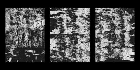 Grunge Ripped Black Paper Texture with Distressed Torn Edges and High Contrast for Collage and Graphic Design Projects