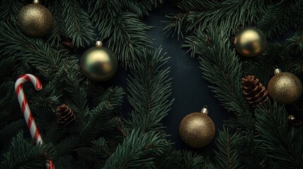 Fototapeta premium The Elegant Holiday Foliage