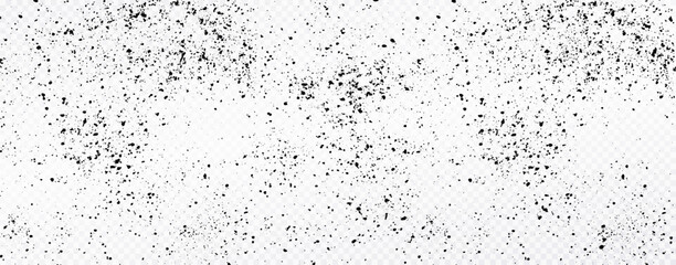 Black dust. Splash grunge texture. Abstract small particles of dust. Grunge texture grain black noise particles background.