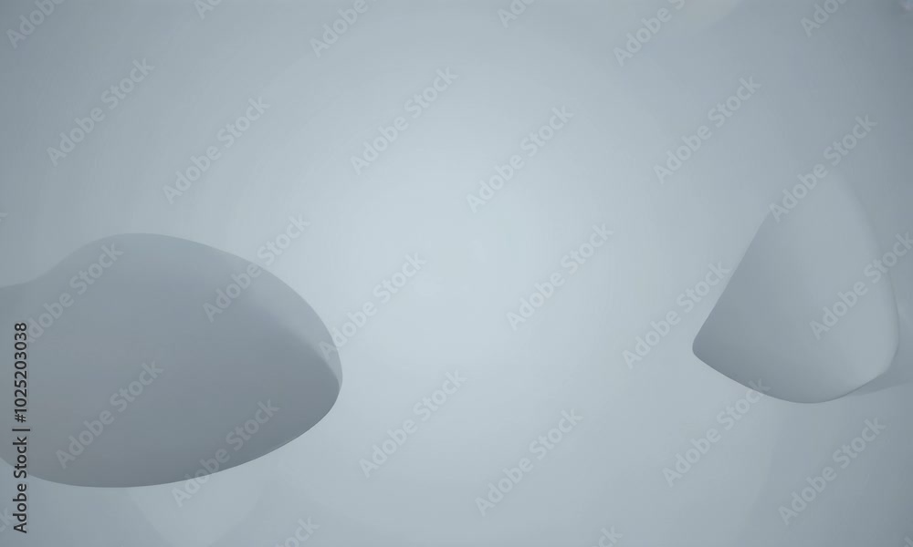 Poster minimalist animation transforms single shape into abstract forms.