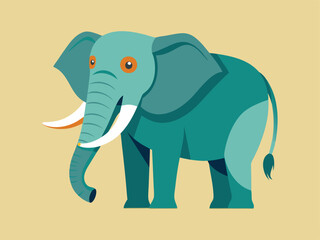 Fototapeta premium elephant cartoon illustration