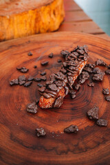 Churros caseiro com açúcar e chocolate, churros gourmet