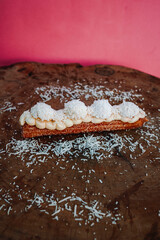 Churros caseiro com açúcar e chocolate, churros gourmet