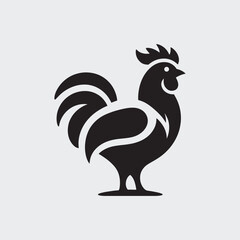 Chicken logo icon vector illustration