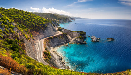 Road Leading to a Hidden Cove