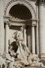 Trevi Fountain's Symbolic Guardians