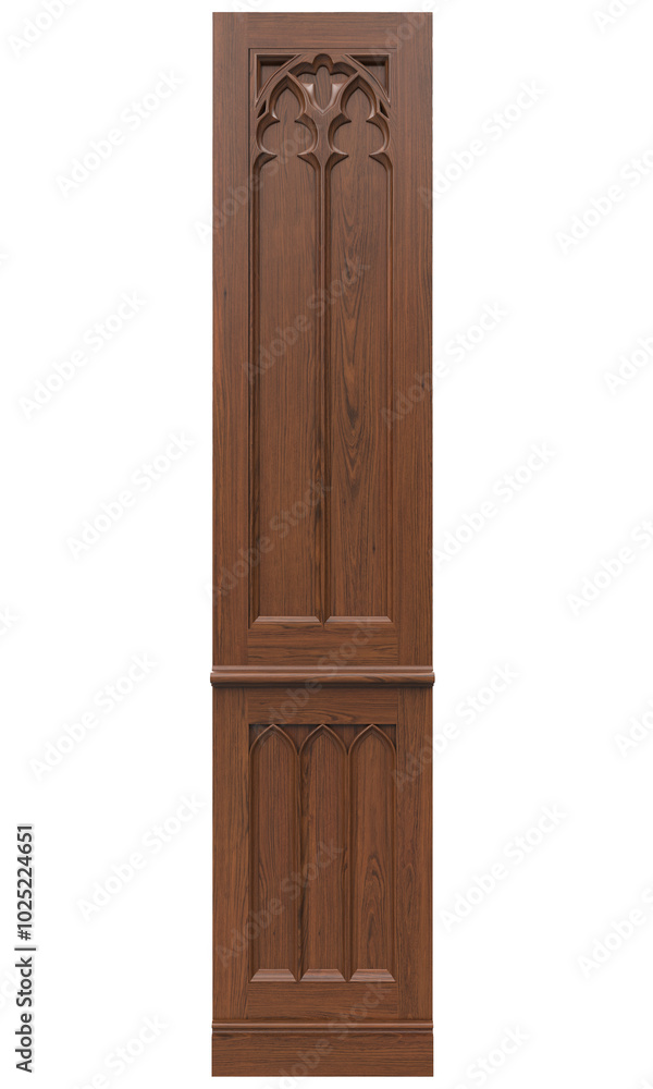 Poster wooden classic panel