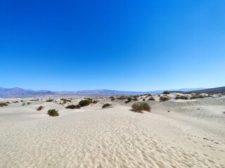 death valley landscape, sand desert view