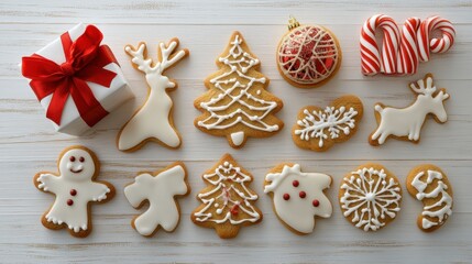 The Festive Gingerbread Cookie Display.